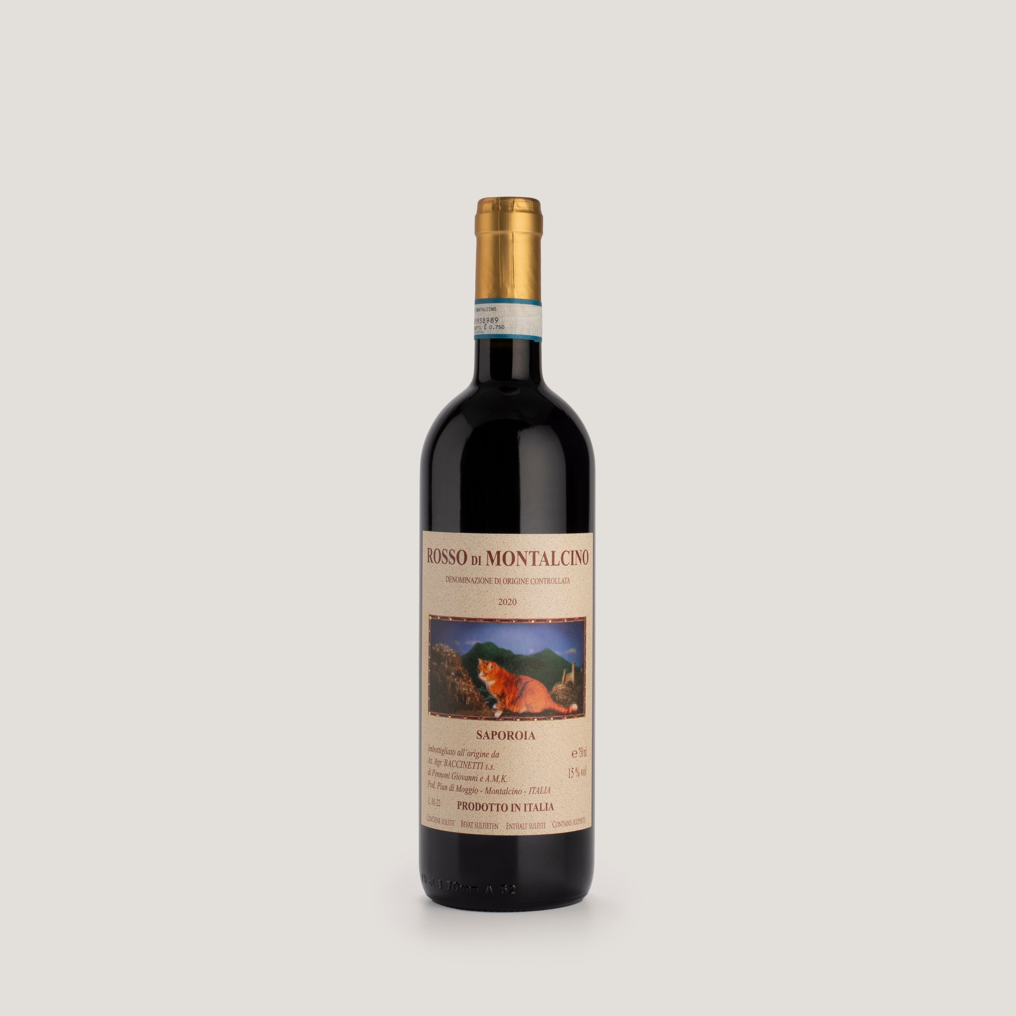 Bottle of Rosso di Montalcino 